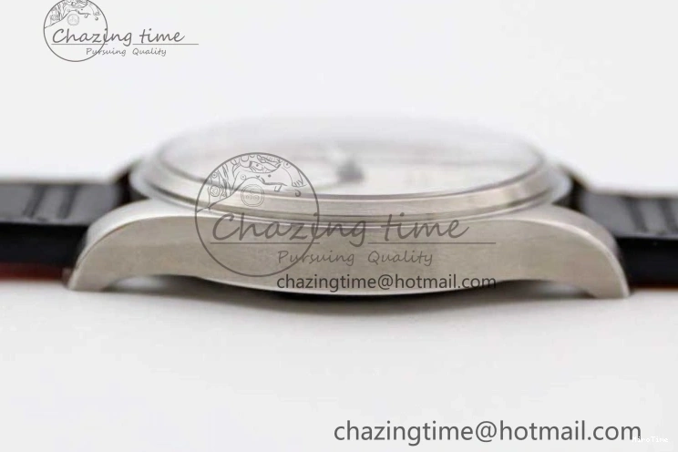 MIROTIME 0131 UrbanStyle Mark XVIII IW327012 SS M+F 1:1 Best Edition White Dial on Black Leather Strap A 7054